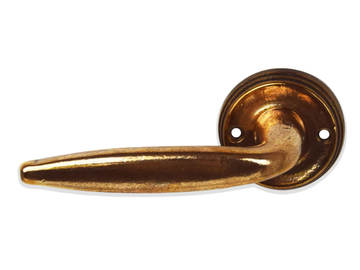 TALIA - Bronze door handle on rose by GIARA ART DESIGN-BRONZE