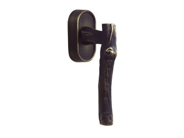 TRONCO - Bronze window handle on rose by GIARA ART DESIGN-BRONZE