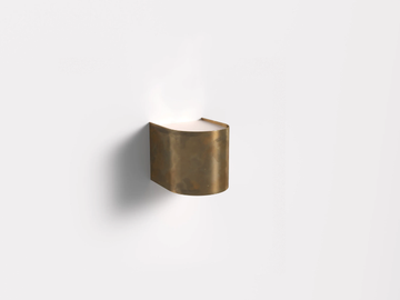 LOLA 929/45 - 46 - Brass wall light by Gibas