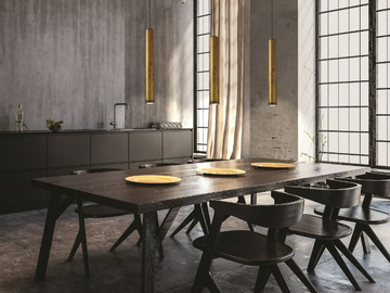LOLA - Brass pendant lamp by Gibas