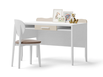 CHARLES - Rectangular wooden Kids writing desk with drawer by Giessegi