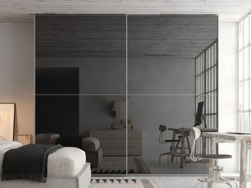 LAST - Built-in wooden wardrobe with sliding doors by Giessegi