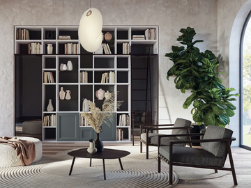 LV726 - Open bookcase by Giessegi