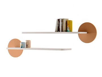 TONDA - Wooden wall shelf by Giessegi
