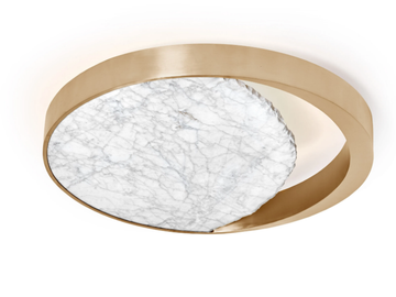 ECLIPSE - LED marble ceiling lamp by Ginger & Jagger