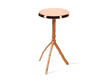 EMBRACE - Round metal coffee table for living room by Ginger & Jagger