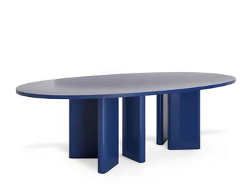 PENINSULA - Oval lacquered table by Ginger & Jagger