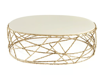 ROSEBUSH - Oval coffee table for living room by Ginger & Jagger