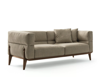AGO - 2 seater fabric sofa by Giorgetti