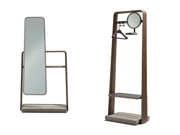 FRAME - Wooden valet stand by Giorgetti