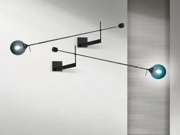 KENDAMA - Blown glass wall lamp by Giorgetti