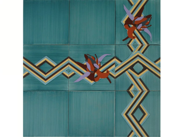 CHLORIS - Handmade ceramic wall tiles by Giovanni De Maio