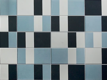COMPOSIZIONE NERO - Handmade ceramic wall tiles by Giovanni De Maio