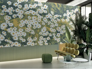 COMPLICITY - Wallpaper with floral pattern by GLAMORA