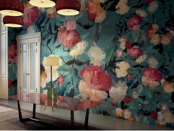 DUENDE - Wallpaper with floral pattern by GLAMORA