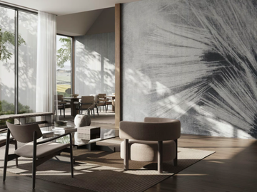 FOGLIE AL VENTO - Motif wallpaper by GLAMORA