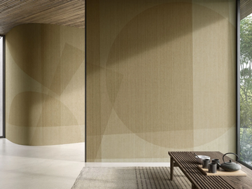 INTERPLAY - Ecological linen wallpaper by GLAMORA