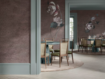 LUCE D’ESTATE - Wallpaper with floral pattern by GLAMORA