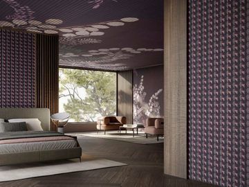 RIVE TEMPESTOSE - Wallpaper with floral pattern by GLAMORA