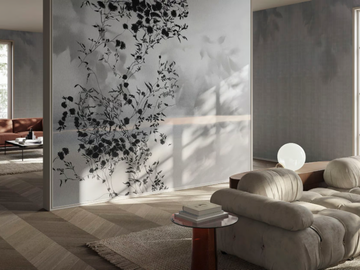 SPOON RIVER - Wallpaper with floral pattern by GLAMORA