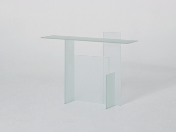 KAZIMIR - Crystal console table by Glas Italia