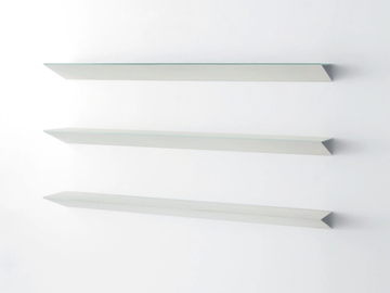 ON - Crystal wall shelf by Glas Italia