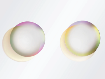 SHIMMER - Round wall-mounted mirror by Glas Italia