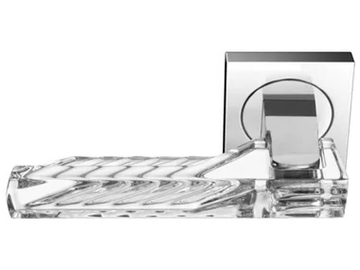 ARKADIA HOME TRANSPARENT - Crystal door handle by Glass Design