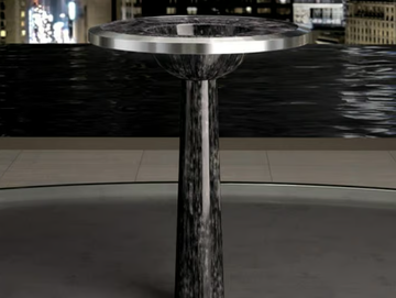 BJ - Freestanding round washbasin by Glass Design