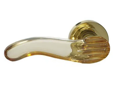 KIARA AMBER - Crystal door handle by Glass Design