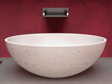 OVAL - Countertop Teknoform® washbasin by Glass Design