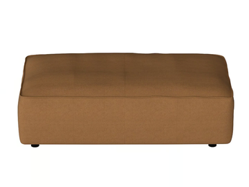 BUTTER SOFT - Rectangular fabric pouf by grado design