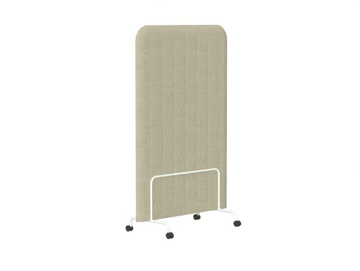 COSY - Freestanding fabric office screen with casters by grado design