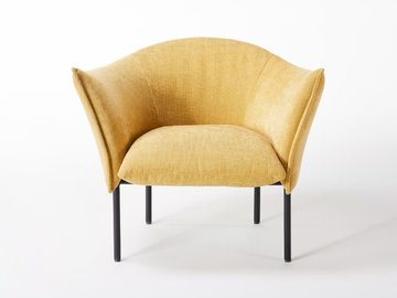 LILI - Fabric armchair with armrests by grado design