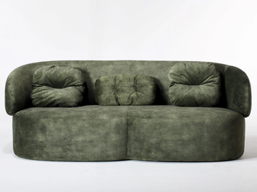 LONG SERIES - 3 seater fabric sofa by grado design