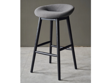 NEST - High fabric barstool with footrest by grado design