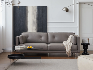 SMILEY - Leather sofa by grado design
