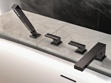INCANTO - 5 hole bathtub set with hand shower by GRAFF