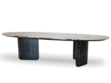 ARMONA - Oval granite dining table by Greenapple