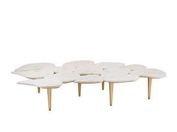 INFINITY - Low Calacatta marble coffee table by Greenapple