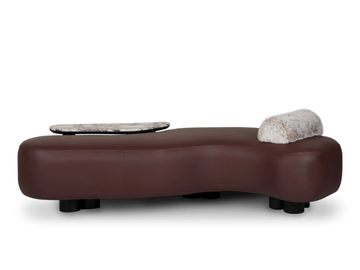 MINHO - Upholstered leather day bed by Greenapple