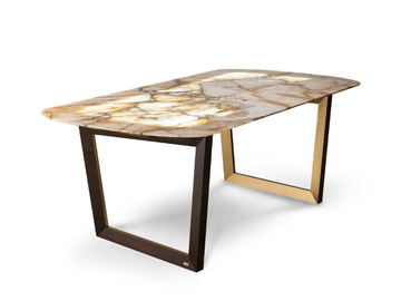 OLISIPPO - Rectangular granite dining table by Greenapple