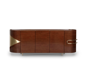 OLIVAL - Oak sideboard with granite top by Greenapple