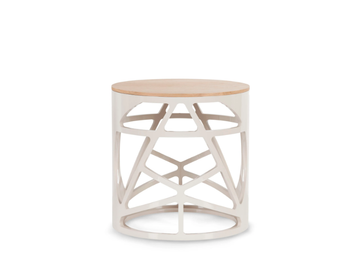 PYRITE - Round wooden coffee table by Greenapple