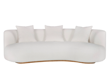 TWINS - Curved fabric sofa by Greenapple