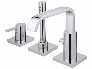 ALLURE - 3 hole single handle bathtub set with hand shower by Grohe