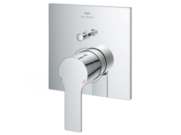 ALLURE NEW - Shower mixer with diverter with plate by Grohe