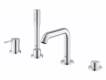 ESSENCE NEW - 4 hole bathtub set with hand shower by Grohe
