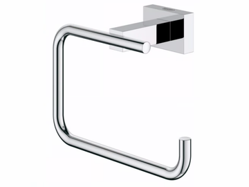 ESSENTIALS CUBE - Metal toilet roll holder by Grohe