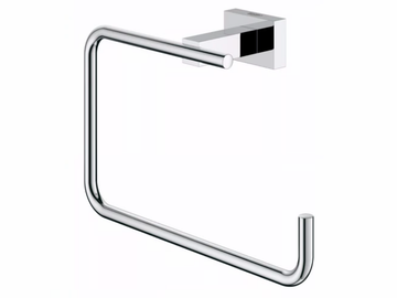 ESSENTIALS CUBE - Metal towel ring by Grohe